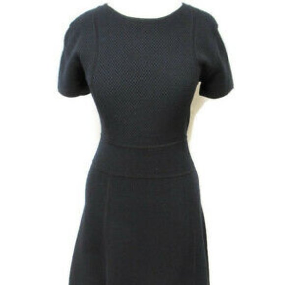 Theory Black Short Sleeve Dress - Picture 3 of 3